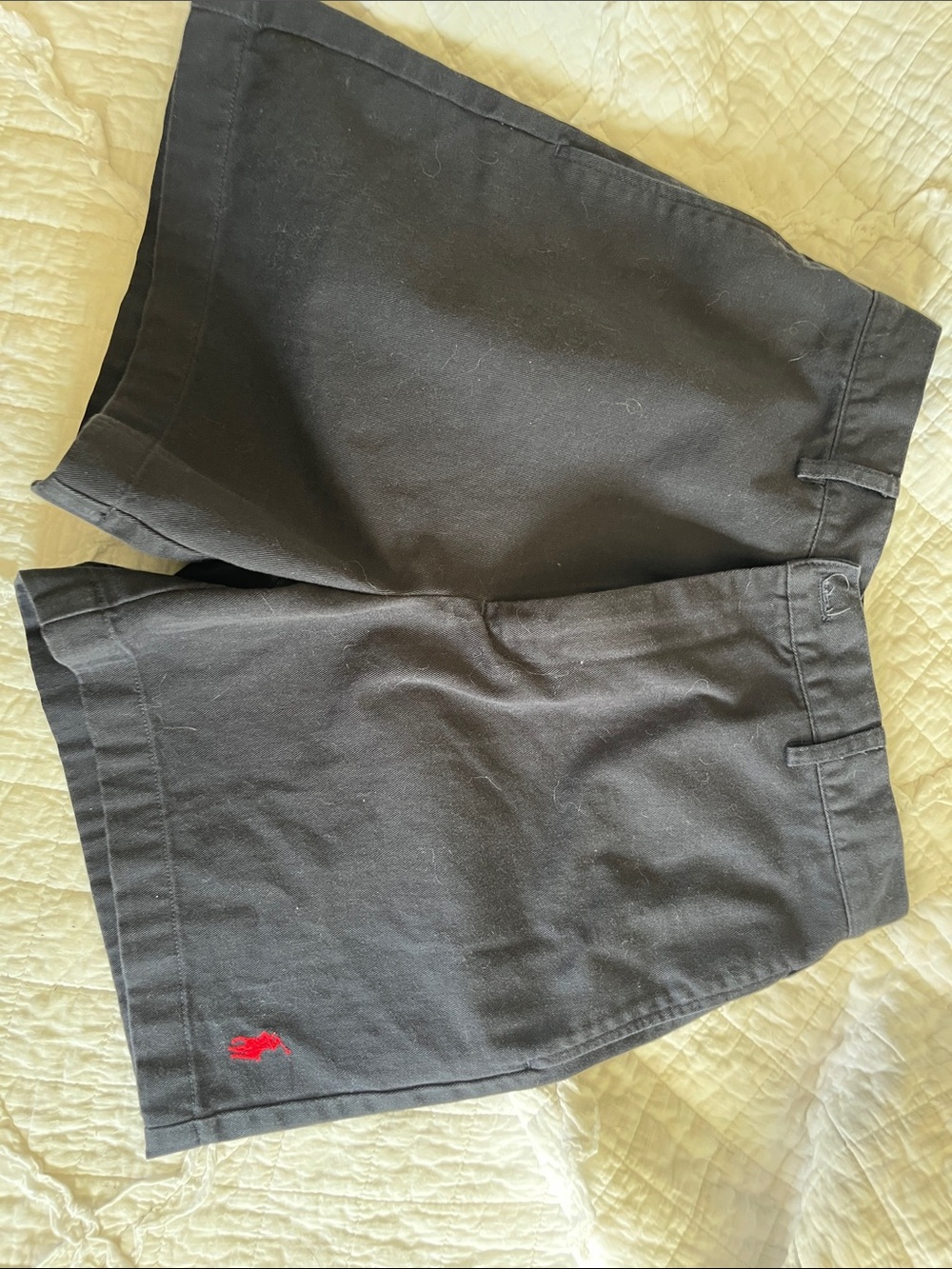Ralph Lauren Sport Navy Chino Shorts Women’s Size 6 Red Pony Logo